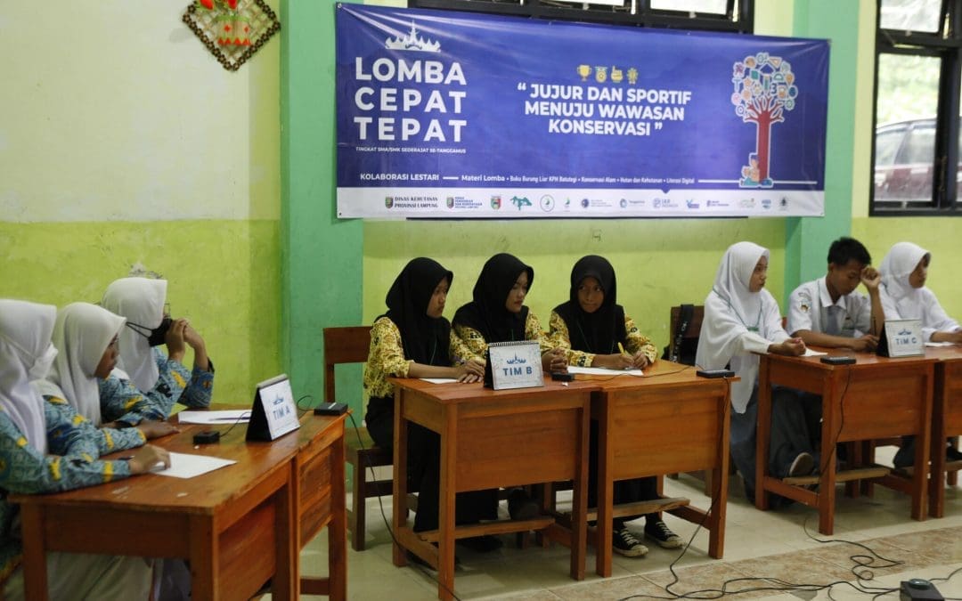 Dinas Kehutanan Lampung Adakan Lomba Cepat Tepat “Literasi Konservasi” Tingkat SMA