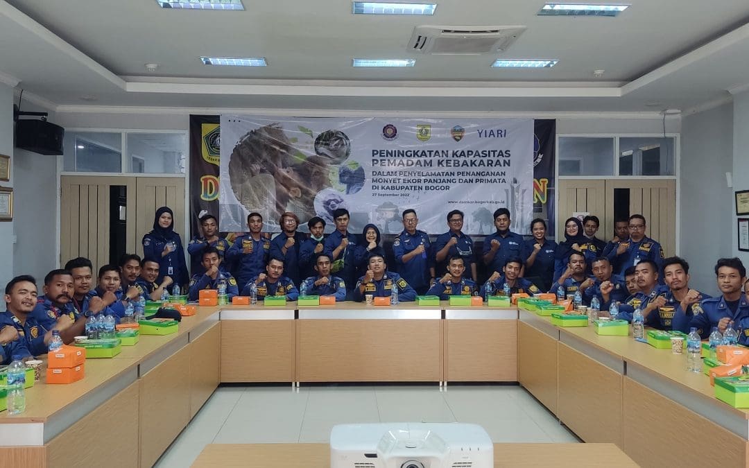 BKSDA Bogor dan Yayasan IAR Indonesia Selenggarakan Peningkatan Kapasitas Dinas Pemadam Kebakaran Kota dan Kabupaten Bogor dalam Menangani Primata